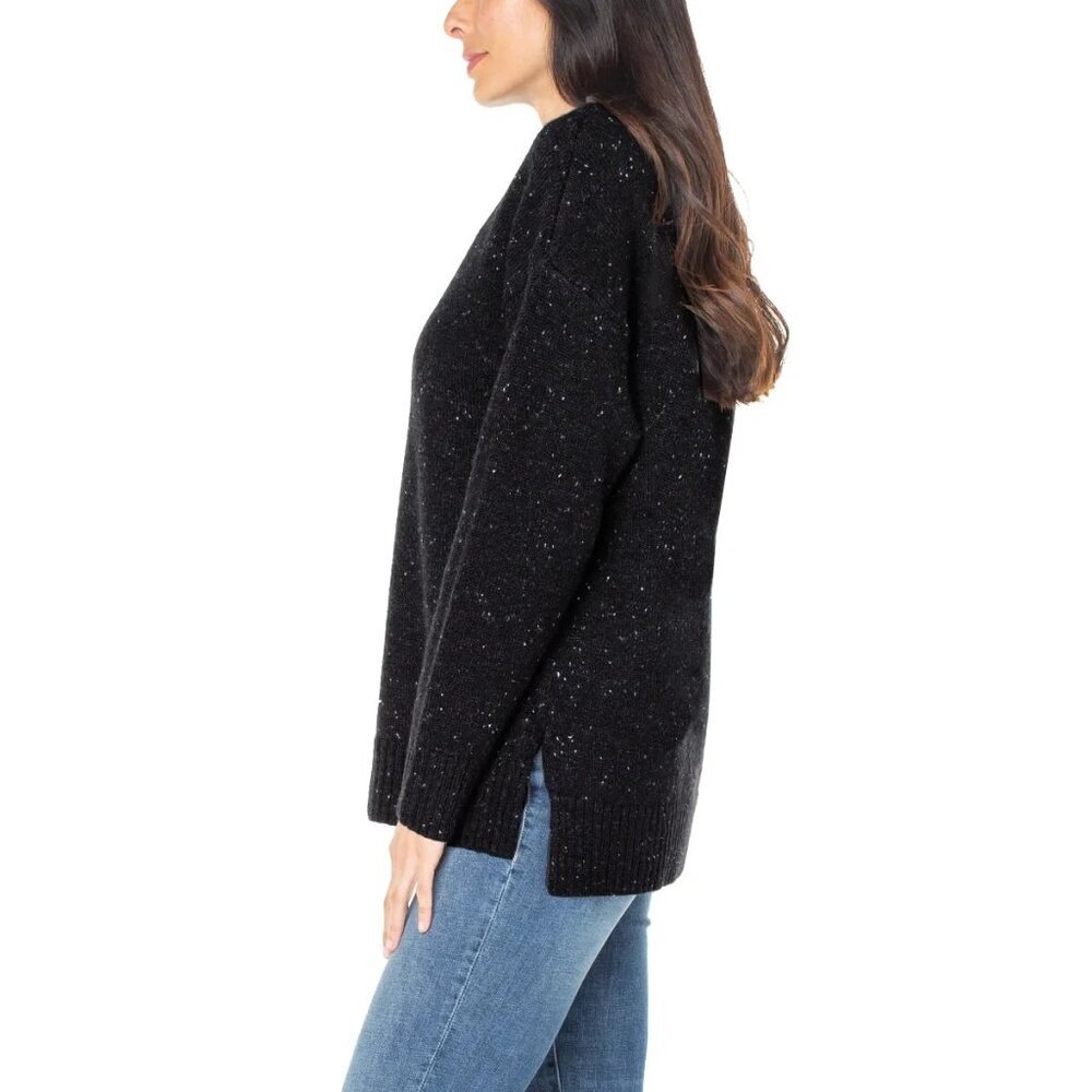 Well Worn Ladies' Nep Yarn Sweater Black XXL - Picture 8 of 9